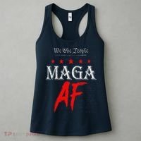 Funny We The People Maga Af Us Flag We The People Maga Af Women's Tank Top thumb 3