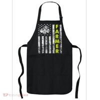 Flag With Tractor Patriotic Farmer Apron thumb 0