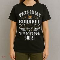Funny Whiskey This Is My Bourbon Tasting T-Shirt thumb 4