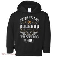 Funny Whiskey This Is My Bourbon Tasting Toddler Hoodie thumb 0