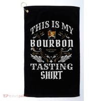 Funny Whiskey This Is My Bourbon Tasting Golf Towel thumb 0