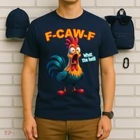 F-CAW-F What The Heli Poultry Funny Humor T-Shirt thumb 6