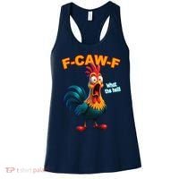 F-CAW-F What The Heli Poultry Funny Humor Women's Tank Top thumb 0