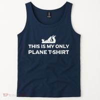 Funny Woodworking This Is My Only Plane Tank Top thumb 2