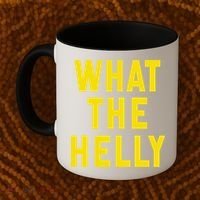 Funny What The Helly Gen Z Iconic Trend Aesthetic Meme Coffee Mug thumb 2