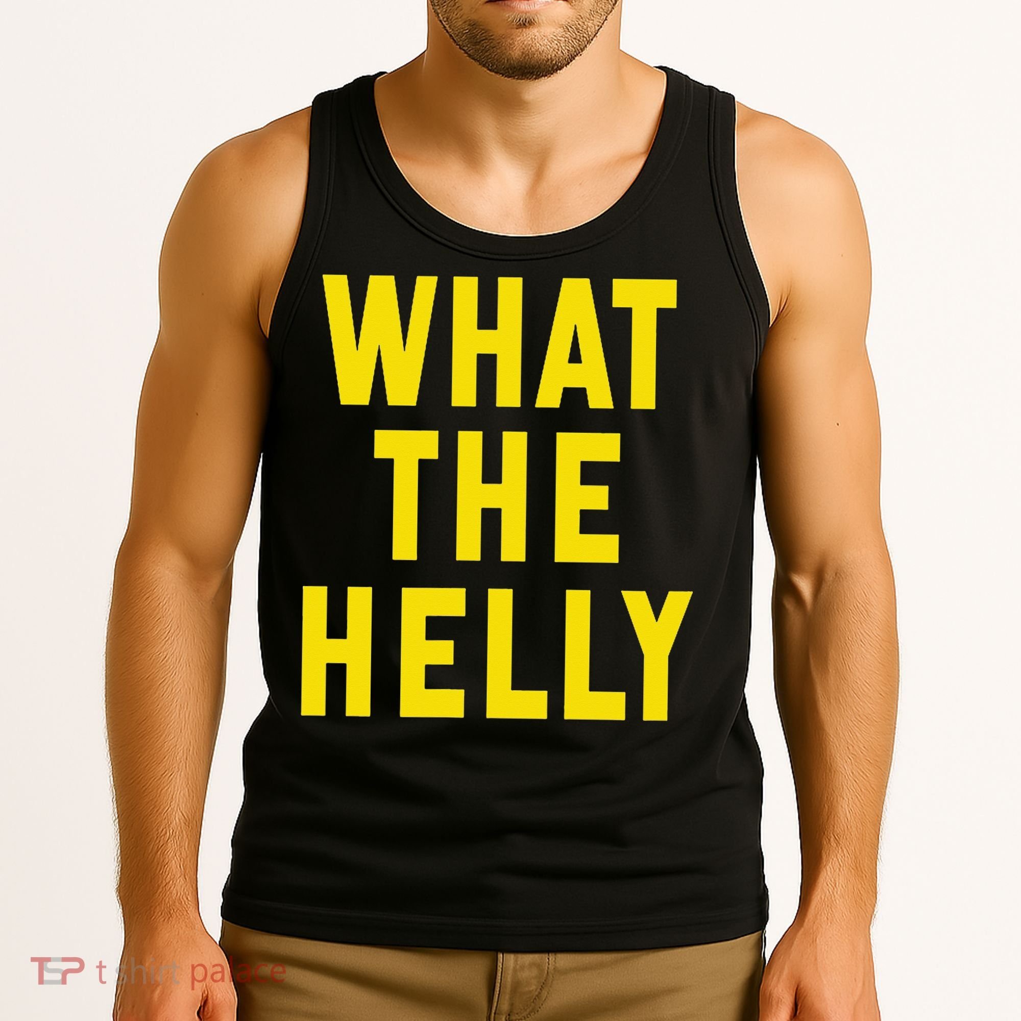 Funny What The Helly Gen Z Iconic Trend Aesthetic Meme Tank Top