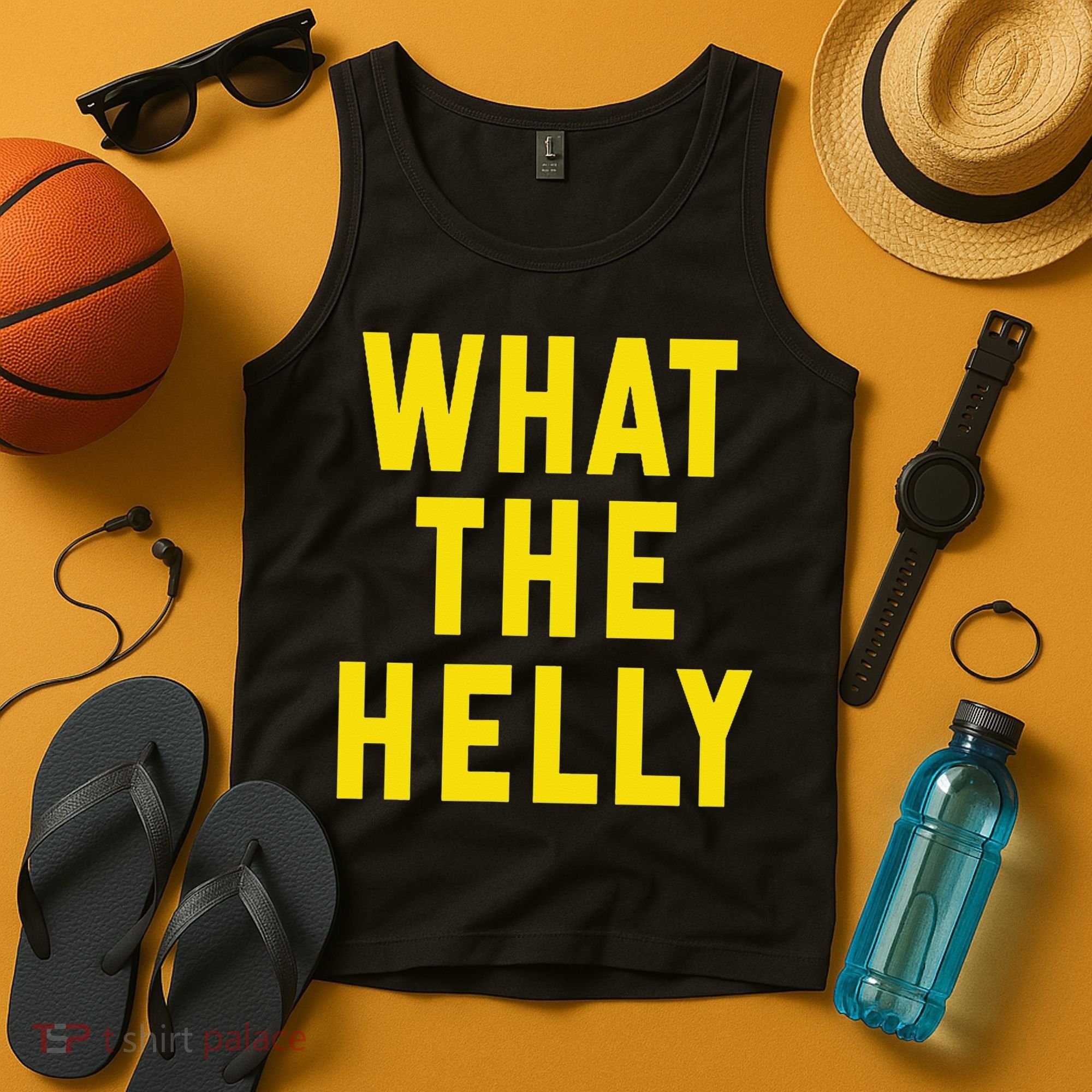 Funny What The Helly Gen Z Iconic Trend Aesthetic Meme Tank Top