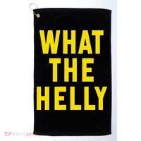 Funny What The Helly Gen Z Iconic Trend Aesthetic Meme Golf Towel thumb 0
