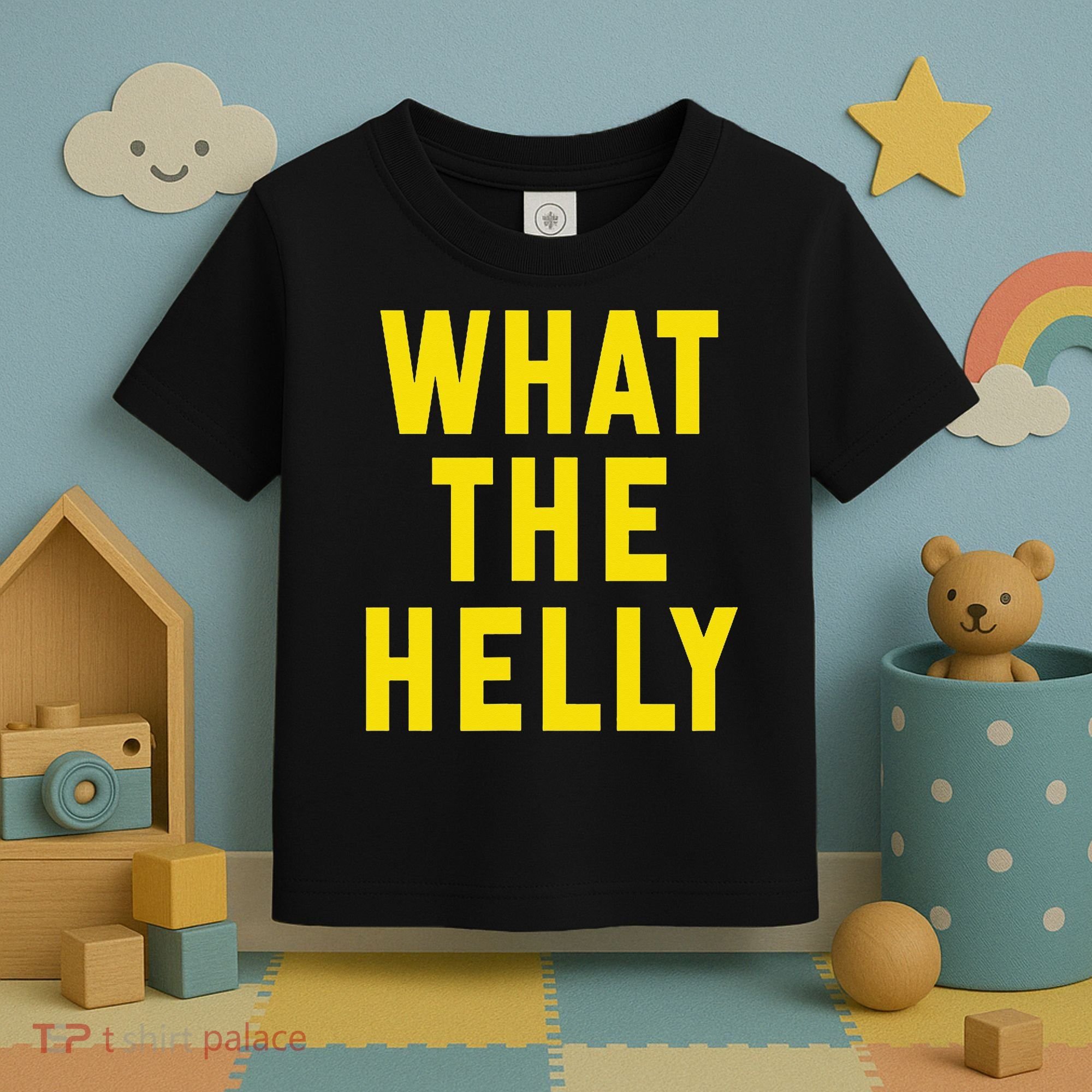 Funny What The Helly Gen Z Iconic Trend Aesthetic Meme Toddler T-Shirt