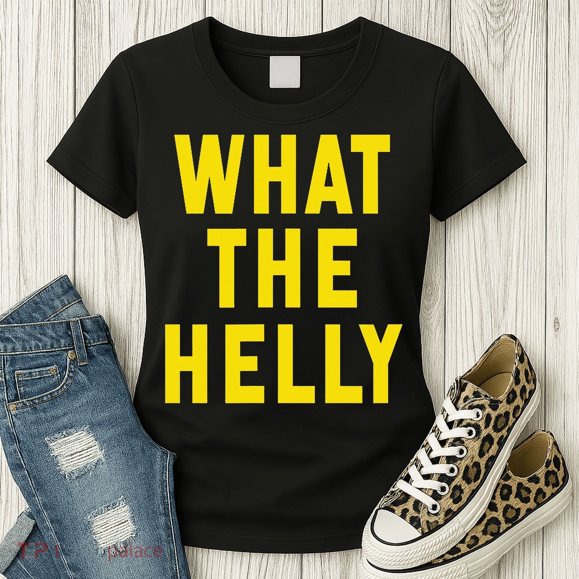 Funny What The Helly Gen Z Iconic Trend Aesthetic Meme Women's T-Shirt