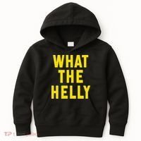 Funny What The Helly Gen Z Iconic Trend Aesthetic Meme Kids Hoodie thumb 0