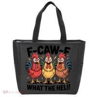 F-Caw-A What The Heli! Funny Chicken Tote Bag thumb 0