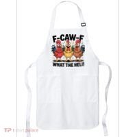F-Caw-A What The Heli! Funny Chicken Apron thumb 0