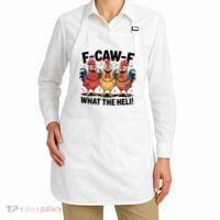 F-Caw-A What The Heli! Funny Chicken Apron thumb 2