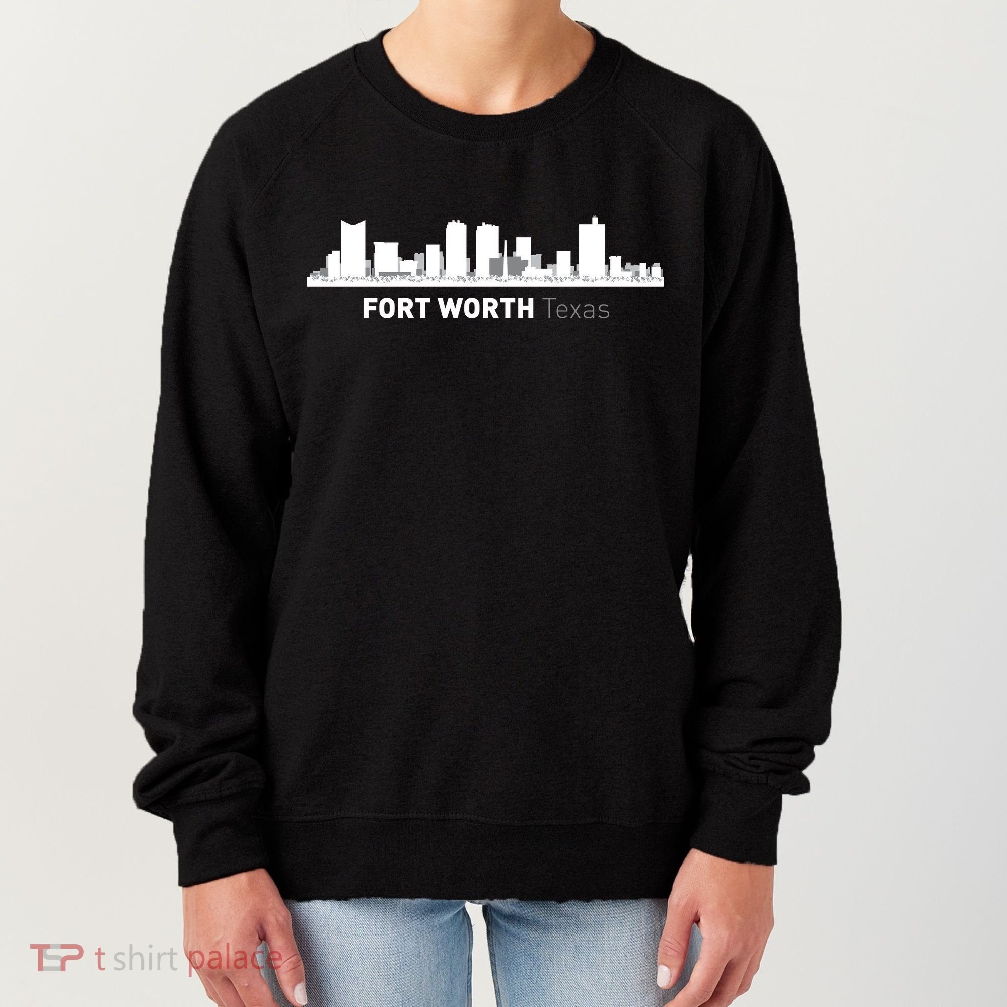 Fort Worth Texas Skyline Women's Sweatshirt