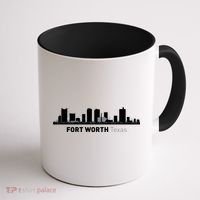 Fort Worth Texas Skyline Coffee Mug thumb 1
