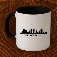 Fort Worth Texas Skyline Coffee Mug thumb 2