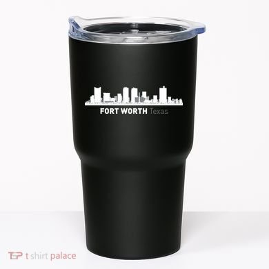 Fort Worth Texas Skyline Tumbler