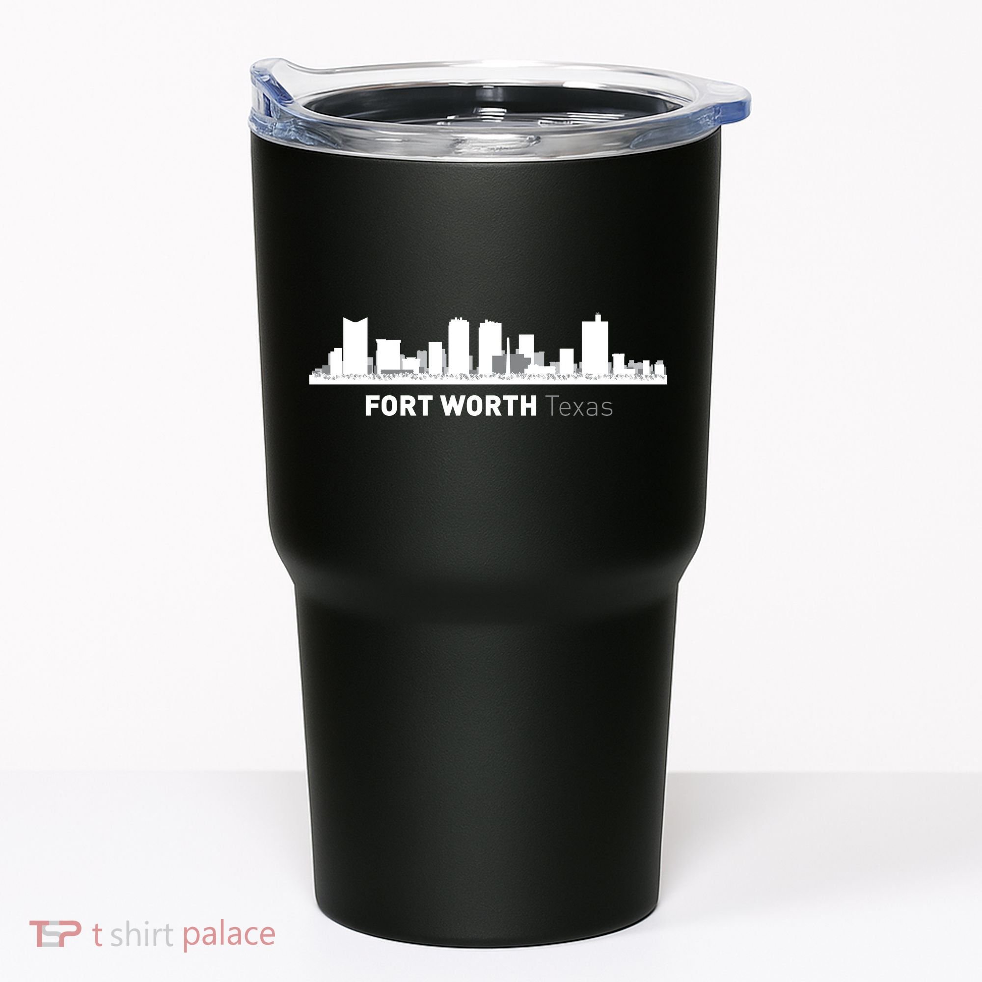 Fort Worth Texas Skyline Tumbler