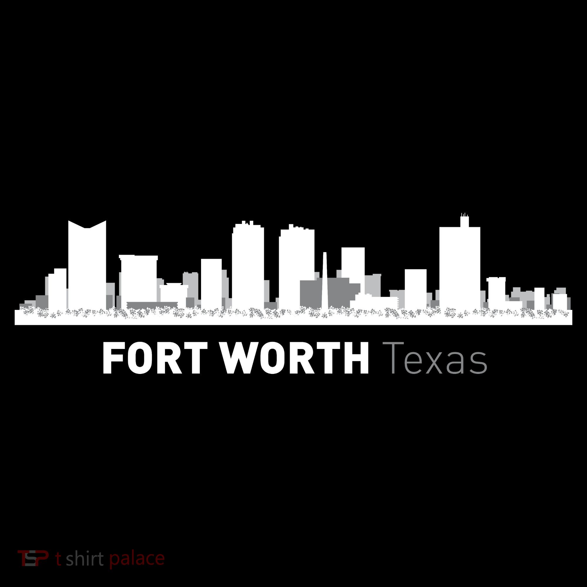 Fort Worth Texas Skyline Mousepad