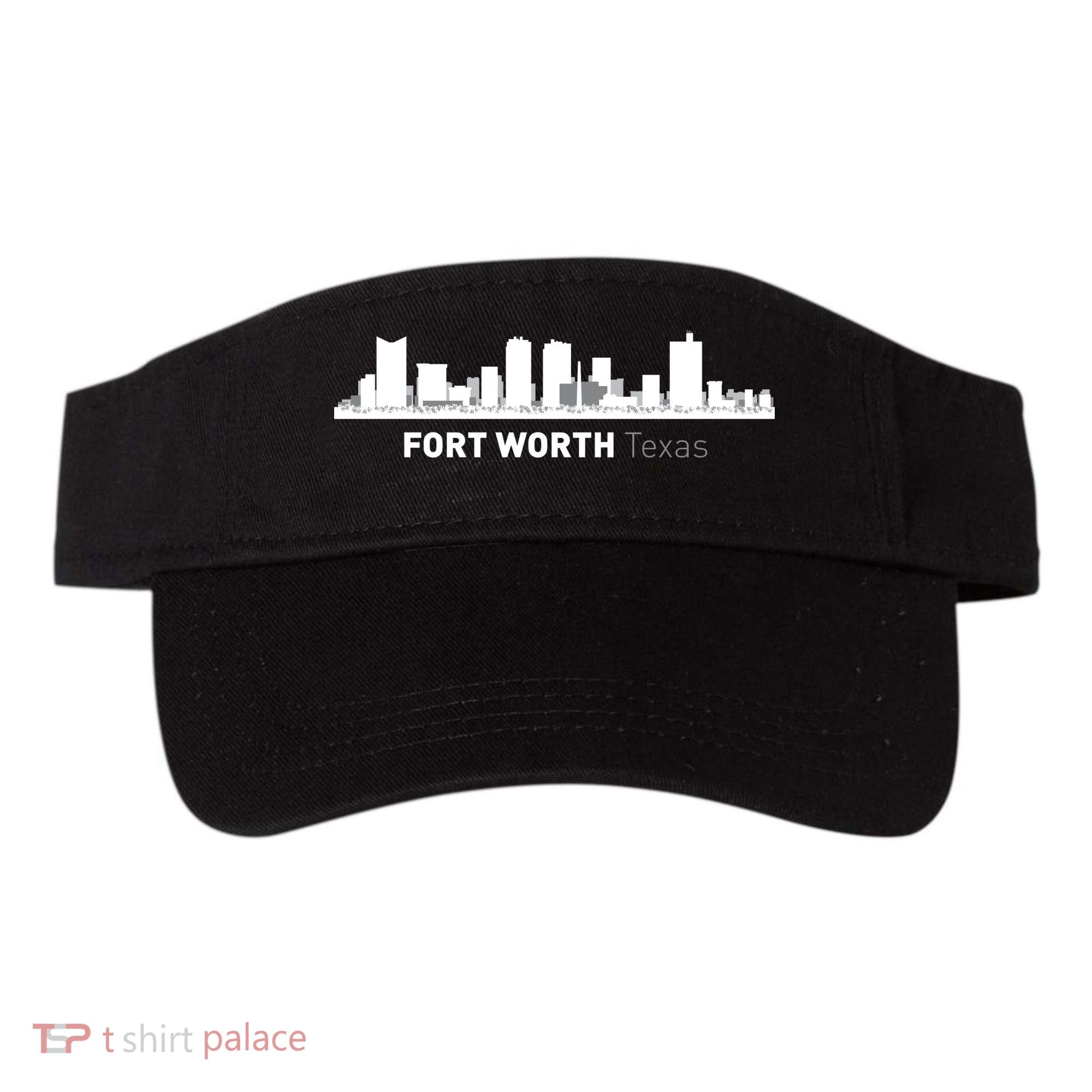Fort Worth Texas Skyline Visor