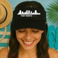 Fort Worth Texas Skyline Visor thumb 2