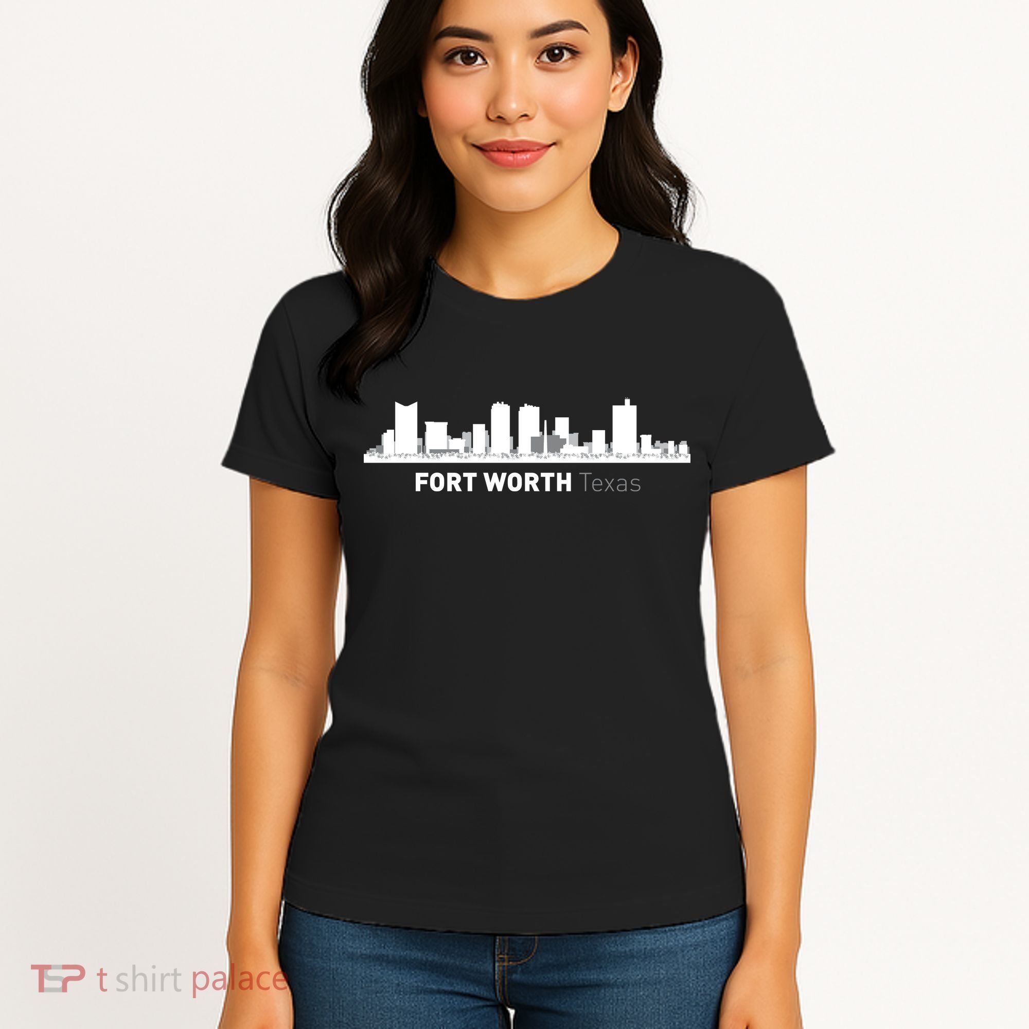 Fort Worth Texas Skyline Women's T-Shirt