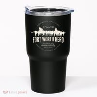 Fort Worth Texas Stockyards And Rodeo Cowboy Tumbler thumb 0