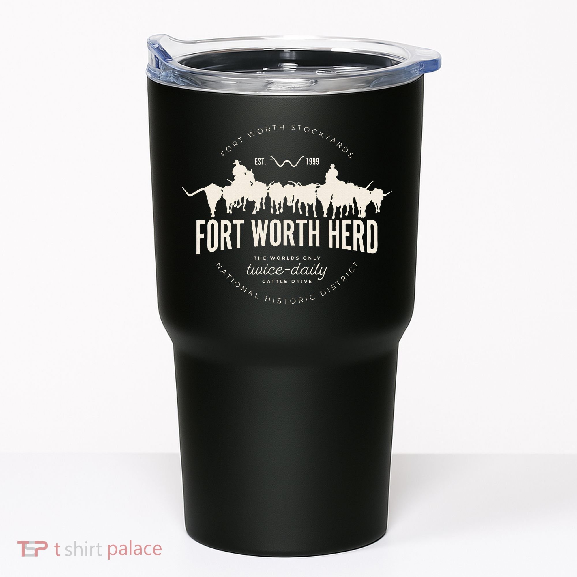 Fort Worth Texas Stockyards And Rodeo Cowboy Tumbler