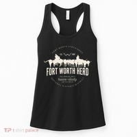 Fort Worth Texas Stockyards And Rodeo Cowboy Women's Tank Top thumb 0