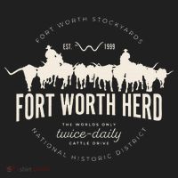 Fort Worth Texas Stockyards And Rodeo Cowboy Golf Towel thumb 3