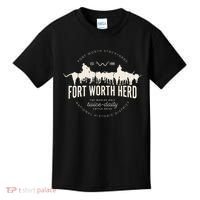 Fort Worth Texas Stockyards And Rodeo Cowboy Kids T-Shirt thumb 0