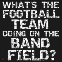 Funny What's The Football Team Doing On The Band Field Women's Tank Top thumb 5