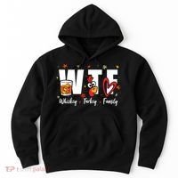 Funny Whiskey Turkey Family Bourbon Lovers Thanksgiving Hoodie thumb 0