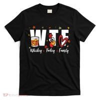 Funny Whiskey Turkey Family Bourbon Lovers Thanksgiving T-Shirt thumb 0