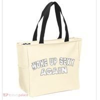Funny Woke Up Sexy Again Funny Saying Tote Bag thumb 2