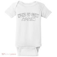 Funny Woke Up Sexy Again Funny Saying Baby Bodysuit thumb 0