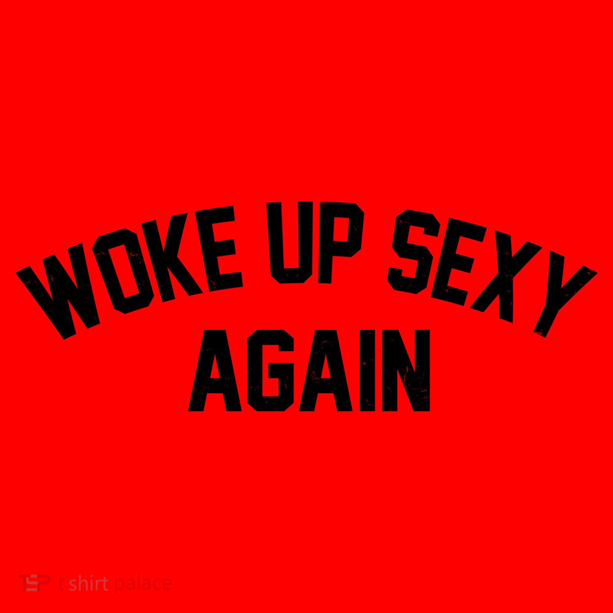 Funny Woke Up Sexy Again Santa Hat