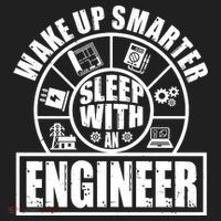 Funny Wake Up Smarter Sleep With A Engineer Women's Sweatshirt thumb 2
