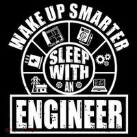Funny Wake Up Smarter Sleep With A Engineer Coaster thumb 2