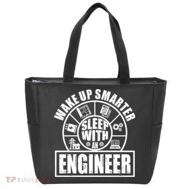Funny Wake Up Smarter Sleep With A Engineer Tote Bag