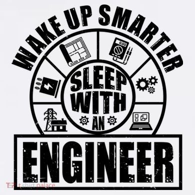 Funny Wake Up Smarter Sleep With A Engineer USA-Made Doggie Bandana