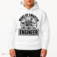 Funny Wake Up Smarter Sleep With A Engineer Hoodie thumb 2