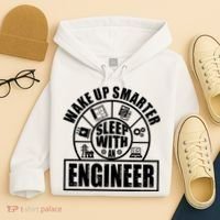 Funny Wake Up Smarter Sleep With A Engineer Hoodie thumb 4
