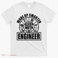 Funny Wake Up Smarter Sleep With A Engineer T-Shirt thumb 0