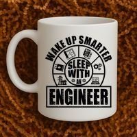 Funny Wake Up Smarter Sleep With A Engineer Coffee Mug thumb 2