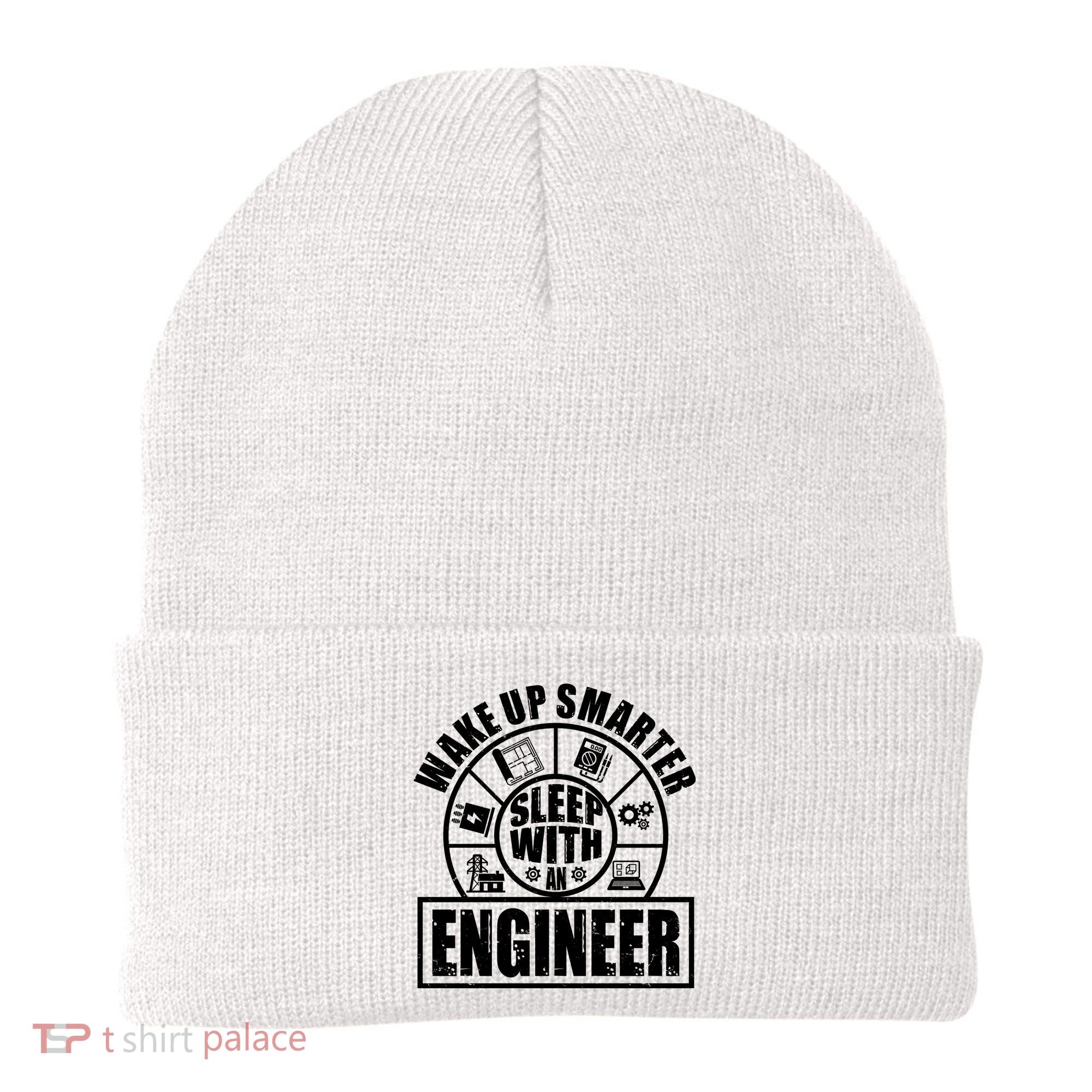 Funny Wake Up Smarter Sleep With A Engineer Beanie