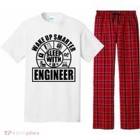 Funny Wake Up Smarter Sleep With A Engineer Pajama Set thumb 0