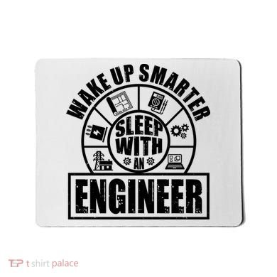 Funny Wake Up Smarter Sleep With A Engineer Mousepad