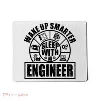 Funny Wake Up Smarter Sleep With A Engineer Mousepad thumb 0